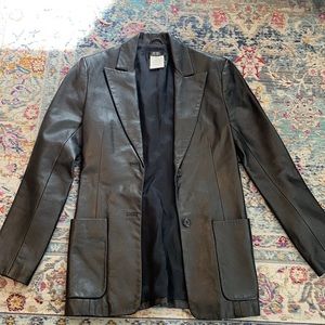 BCBG leather jacket